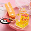 Cute Quicksand Yellow Duck Dinosaur Perfume Bottle Acrylic Keychain Accessory