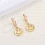 Fashion Punk Hollow Animal Smile Angel Snake Hoop Earrings