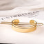 Elegant Feather Alloy Hairpin - Women's Metal Hair Accessory