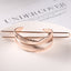 Elegant Feather Alloy Hairpin - Women's Metal Hair Accessory