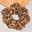 Retro Leopard Print Hairband Scrunchie for Women