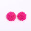 Bohemian Geometric Hand-Beaded Alloy Stud Earrings