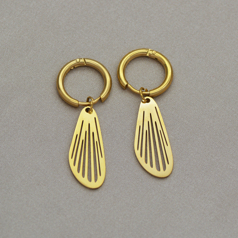 Fashion Non-fading Stainless Steel Earrings Simple Earrings