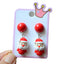 Fashion Christmas Reindeer Tassel Clip-On Earrings for Kids