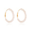 Retro Crystal C-shaped Earrings