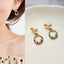 1 Pair Elegant Moon Heart Flower Rhinestone Pearl Women's Ear Clips