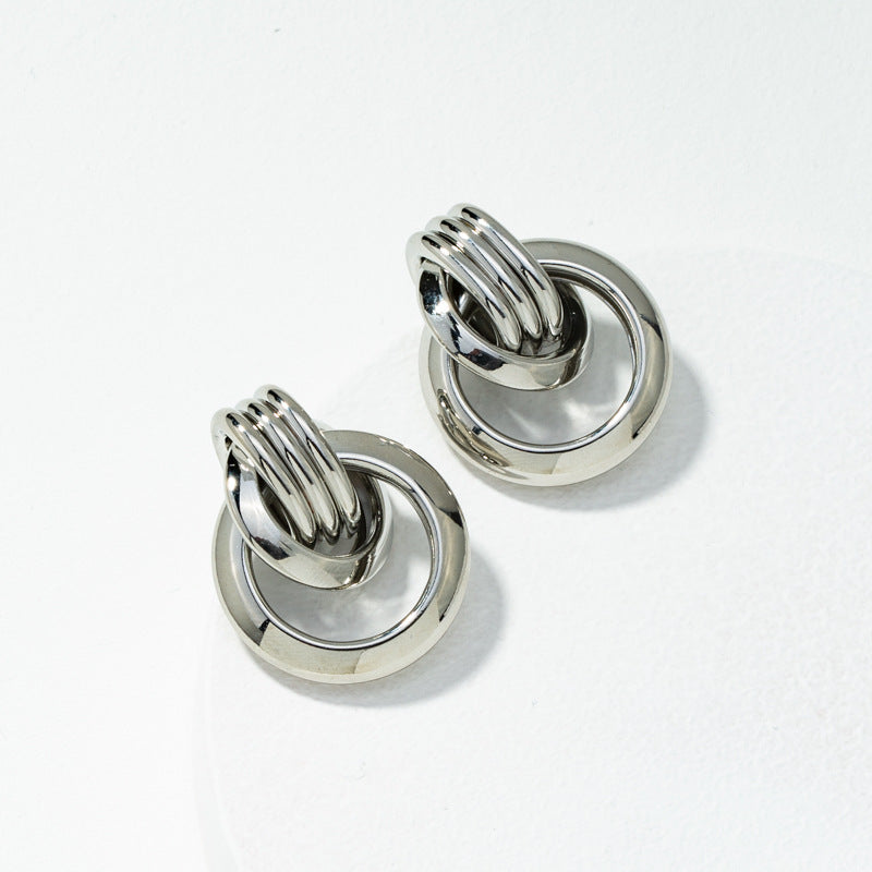 Metallic Minimalist Fashion Earrings - 2020 European and Korean Style Studs