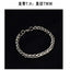 Hip-hop Stainless Steel Titanium Plated Bracelet for Men and Women
