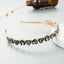 Women's Fashion Heart-Shaped Rhinestone Metal Headband