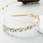 Women's Fashion Heart-Shaped Rhinestone Metal Headband