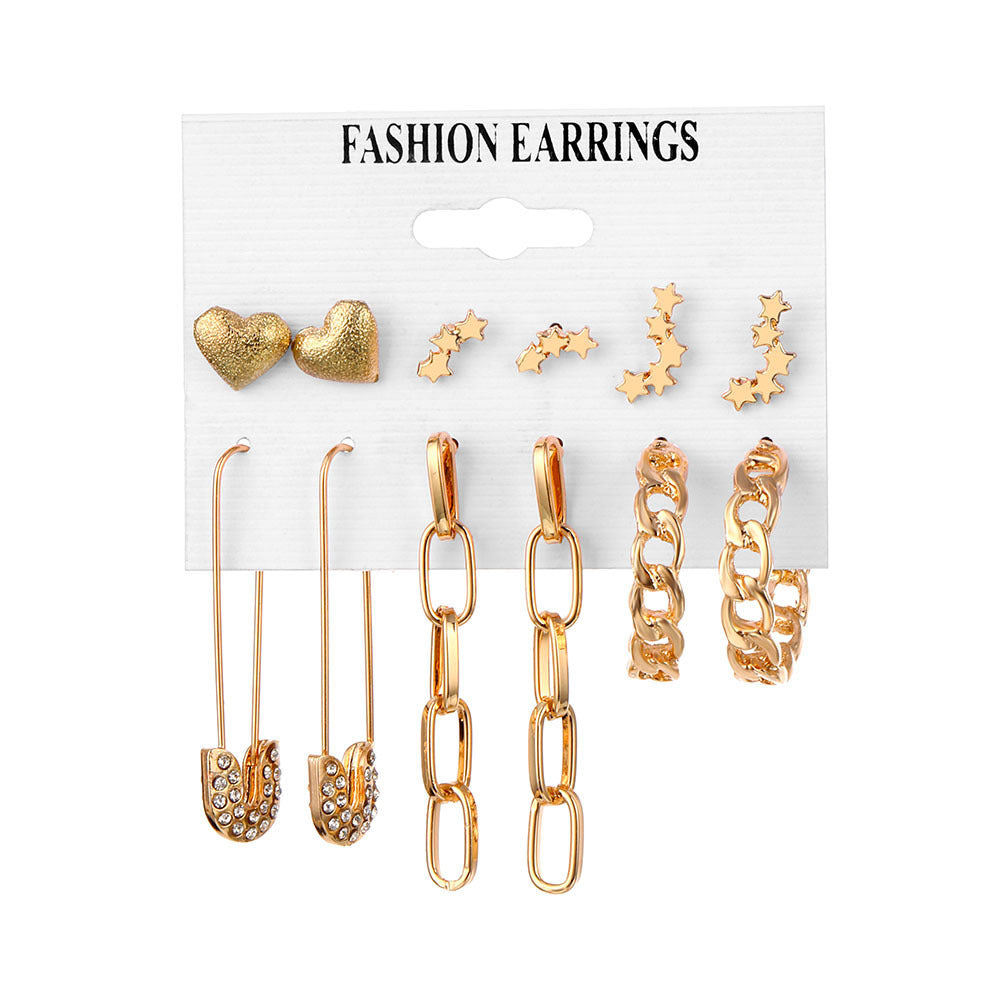 Fashion Geometric Tassel Butterfly Alloy Inlay Artificial Pearls Rhinestones Earrings