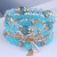 Bohemian Crystal Beaded Multi-layer Tassel Bracelet