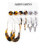 Fashion Geometric Tassel Butterfly Alloy Inlay Artificial Pearls Rhinestones Earrings