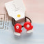 Fashion Cartoon Character Acrylic Hair Tie Set for Kids - Santa Claus Design