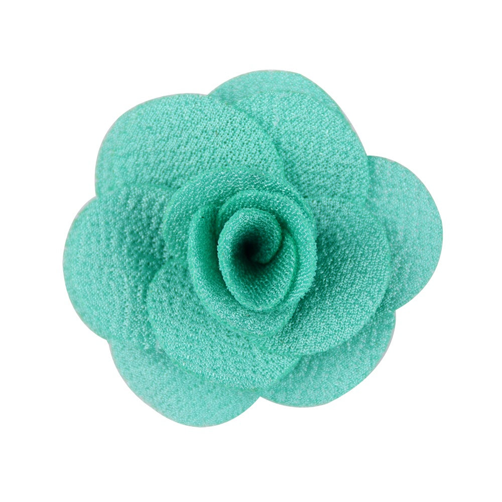 New Fashion Pastoral Simple Fabric Rose Alloy Earrings For Women