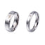 IG Style Crown Titanium Steel Couple Rings - His Queen Her King Design