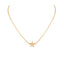 Alloy Star and Moon Pendant Necklace - Fashion Jewelry for Women