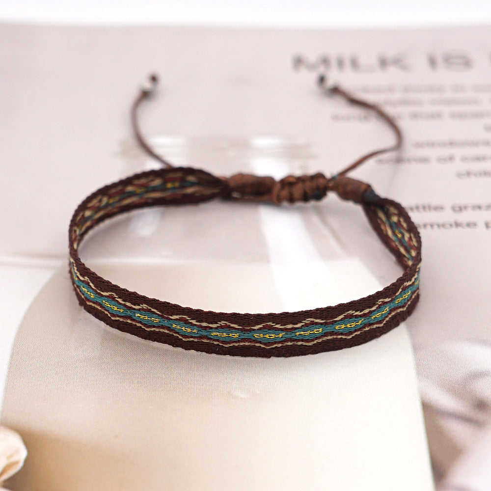 Retro Bohemian Ethnic Unisex Fabric Bracelet