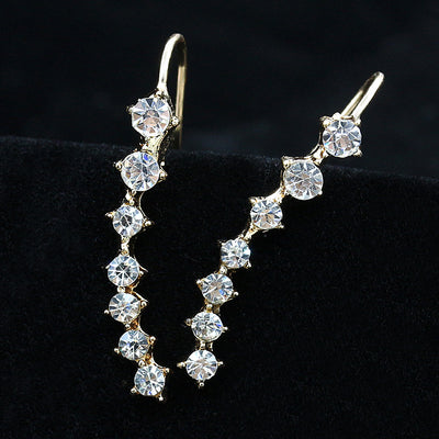 Women's Rhinestone Long Drop Earrings