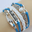 Retro Creative Love Anchor Multi-layer Braided Bracelet