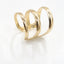 Fashion Women Multi-Layer U-Shaped Ear Cuff Clip Earrings Alloy