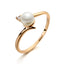 Fashion Minimalist Gold-Plated Pearl Ring Nhlj143932