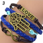 Fashion Animal Heart Shape Alloy Hollow Out Unisex Multi-Layer Friendship Bracelet