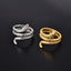 18K Gold Plated Stainless Steel Snake Wrap Ring