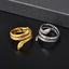 18K Gold Plated Stainless Steel Snake Wrap Ring