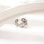 18K Gold Plated Stainless Steel Open Ring with C-Shape Design