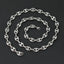 18K Gold Plated Stainless Steel Coffee Bean Necklace and Lobster Clasp Bracelet Set