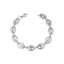 18K Gold Plated Stainless Steel Coffee Bean Necklace and Lobster Clasp Bracelet Set