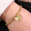 304 Stainless Steel Zircon Shell Pearl Bracelet - Minimalist Luxury Design