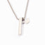 304 Stainless Steel Crown Rectangle Pendant Necklace with Customizable Pearl Chain