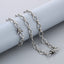 304 Stainless Steel Knot Design Necklace and Bracelet Set