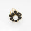 Ethnic Geometric Alloy Gemstone Floral Scarf Brooch for Women