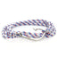 Sky Blue Fishhook Alloy Rope Layered Unisex Bracelet