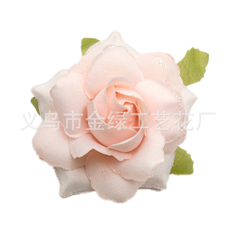 Elegant Rose Flower Hair Clip and Brooch for Weddings and Events