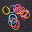 Candy Color Elastic Hair Bands - 100 PCs Children's Hair Accessories Set