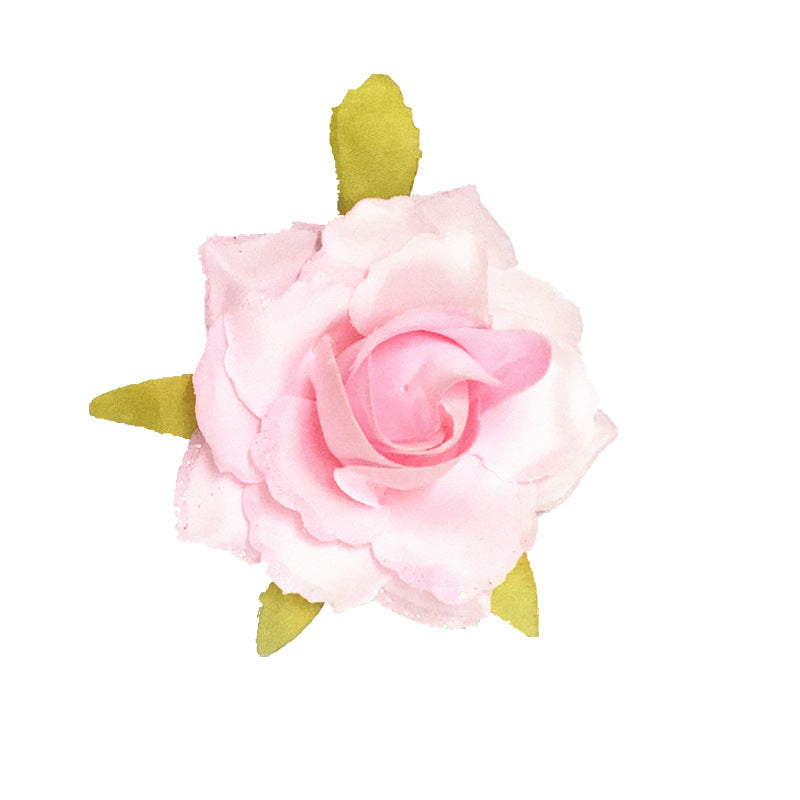 Elegant Rose Flower Hair Clip and Brooch for Weddings and Events