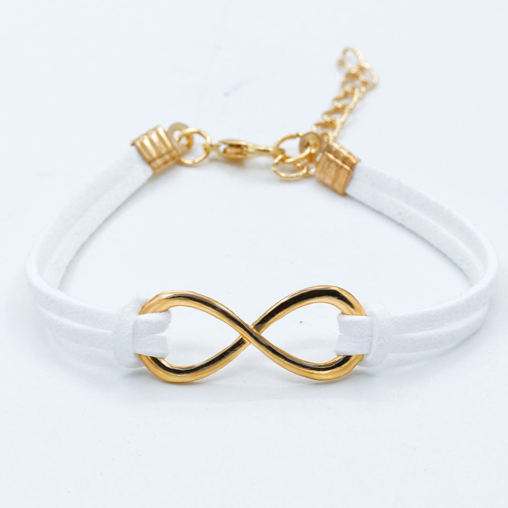 Fashion Symbol Alloy Plated Women's Hemp Rope Bracelet