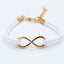 Fashion Symbol Alloy Plated Women's Hemp Rope Bracelet