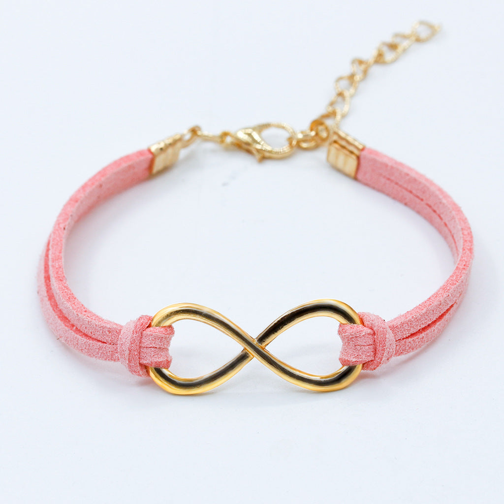 Fashion Symbol Alloy Plated Women's Hemp Rope Bracelet