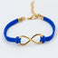 Fashion Symbol Alloy Plated Women's Hemp Rope Bracelet