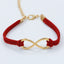 Fashion Symbol Alloy Plated Women's Hemp Rope Bracelet