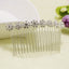 Sweet Crown Rhinestone Alloy Hair Comb with Sunflower Design