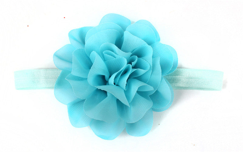 Cute Chiffon Flower Baby Headbands - Elastic Hair Accessories for Children