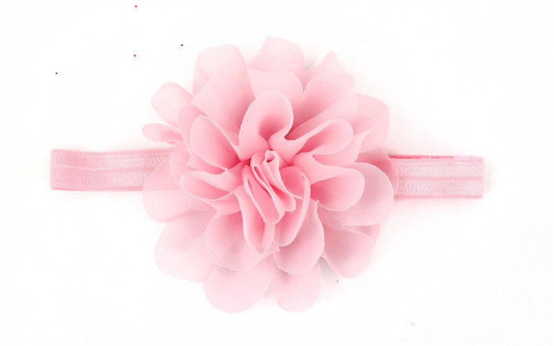 Cute Chiffon Flower Baby Headbands - Elastic Hair Accessories for Children