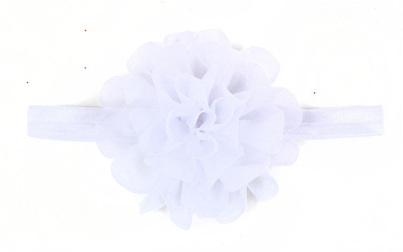 Cute Chiffon Flower Baby Headbands - Elastic Hair Accessories for Children