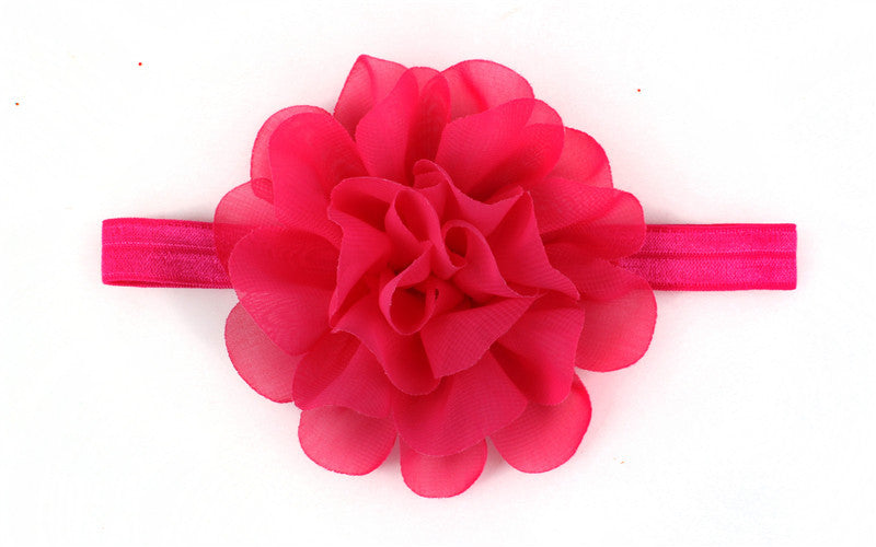 Cute Chiffon Flower Baby Headbands - Elastic Hair Accessories for Children